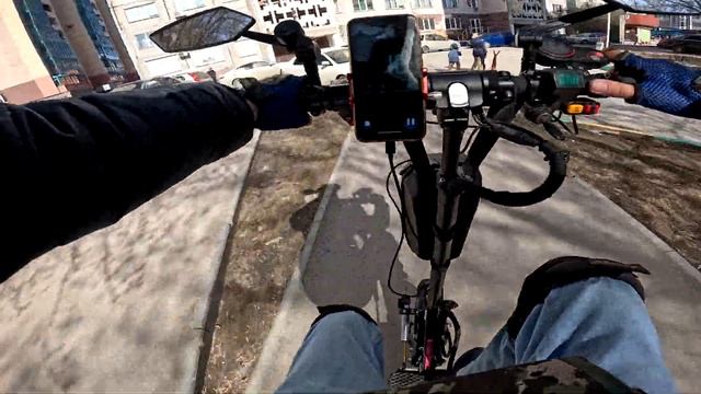 Электросамокат поездка по городу Currus m10 39 8 52v Syccyba М10 2 с смотреть онлайн