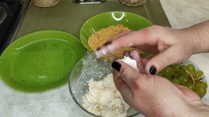 СЫРНЫЕ ШАРИКИ С ВИНОГРАДОМ И ОРЕХАМИ | СЫРНАЯ ЗАКУСКА
