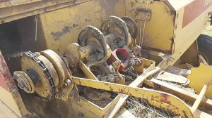 Как вяжет узел пресс подборщик #slowmo