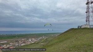 Полеты на параплане в динамике рядом с морем - Дагестан 2025 (ParaDrom)