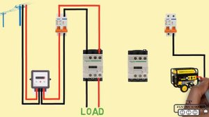 Автоматический переключатель для генератора схема подключения