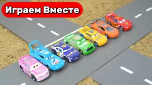 Машинки мультики 🛻Играем вместе с машинками из мультика ТАЧКИ 🛻 Приключения Молнии Макуина ЧАСТЬ2