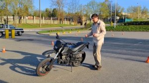 Как завести мотоцикл с толкача