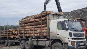 вольво лесовоз камацу форвардер камаз фискар погрузк?