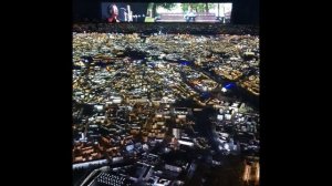 Макет Москвы. Светотехническое шоу "Я шагаю по москве".