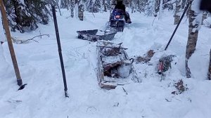 Ирбис тунгус 500, протаптываю дорогу, вытаскиваю крупну