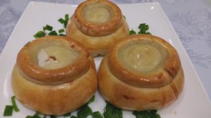 Жаркое в  съедобном горшочке