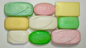 расслабляющая асмр резка сухого мыла. cutting soap