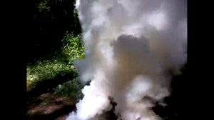Дымовуха из селитры и газет. Смотреть всем
