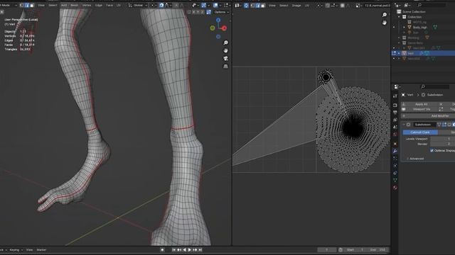CHARACTER BLENDER - How to Bake Normal map UDIM Blender & Marmoset