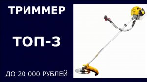 ТОП-3. Триммер бензиновый до 20 000 рублей
