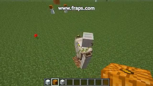 Как зделать снеговика и голема в minecraft смотреть онлайн