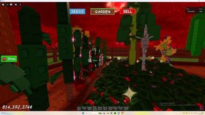 Кровавая ночь в вырасти сад ROBLOX.