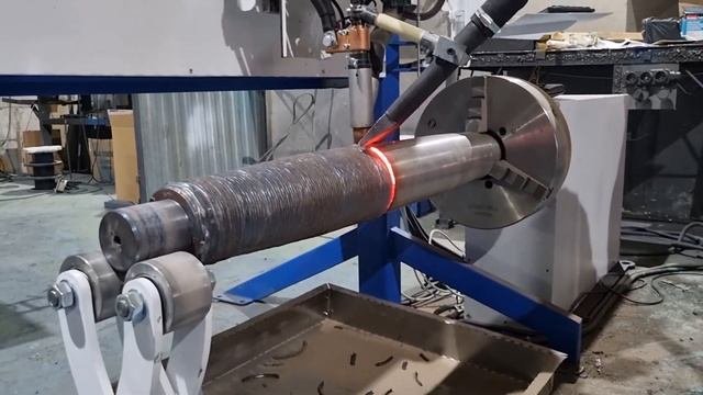 Станок для наплавки валов с ЧПУ