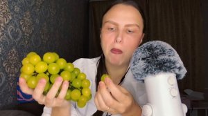 Асмр Итинг мускатного винограда шайн 🍇Корейский вин?