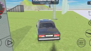 дрифтую в игре ВАЗ краш тест симулятор 2
