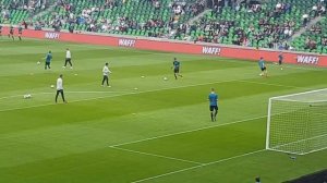 Сафонов и Акинфеев в живую вид со стадиона Краснодар-Цска #2