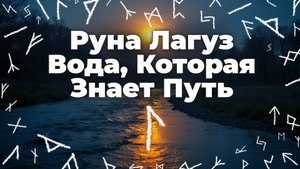 Руна Лагуз — Вода, Которая Знает Путь #руны