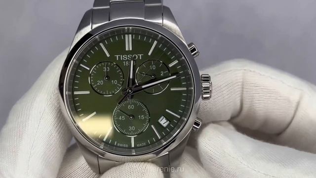 Обзор часов Tissot PR 100 Chronograph T150.417.11.091.00 смотреть онлайн
