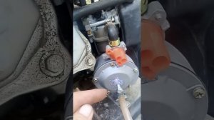 Настройка бензогенератора для работы на газу.