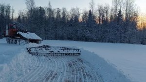 день в лесу, запускаем тдт 55,делаем дорогу  ,,330,,