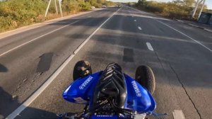 стант на квадроцикле/YAMAHA RAPTOR700R/ мини киллстрит/ #yamaha #с?