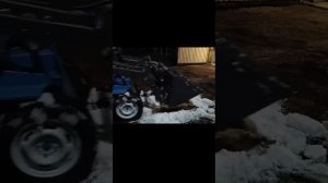 Бортоповоротный мини погрузчик своими руками. Первый