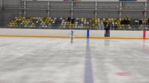 Вика. Первое место на фестивале по Фигурному катанию на коньках "Зимний Кубок"