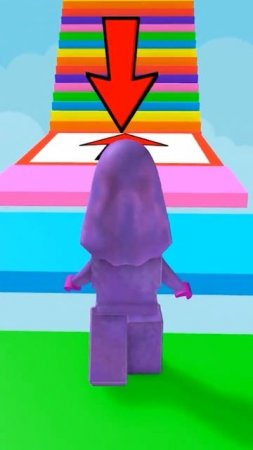 GRIMACE TRIES GROW OBBY  #roblox #shorts