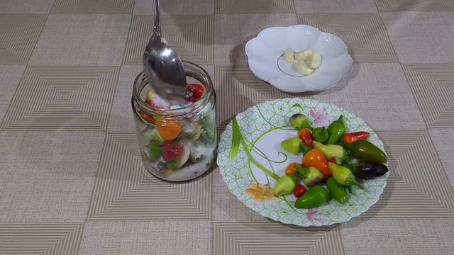 Маринованный острый перец на зиму. Закуска - супер!!!!!