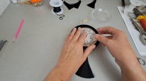 МК медальон-часы на елку.#новыйгод #елочнаяигрушка #ел?