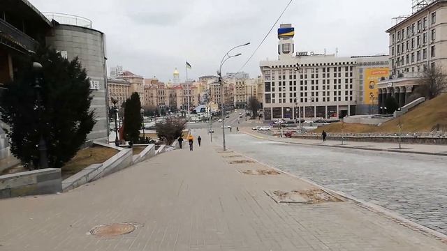 Весна 2021. Майдан и улица Крещатик в Киеве. смотреть онлайн
