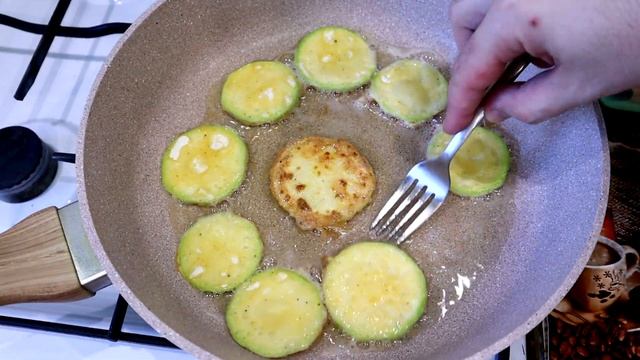 Вкусные жареные кабачки. Бутерброды с кабачками