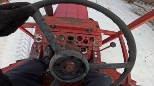 Трактор Т 25А первый запуск после зимы. Проверяю блокир