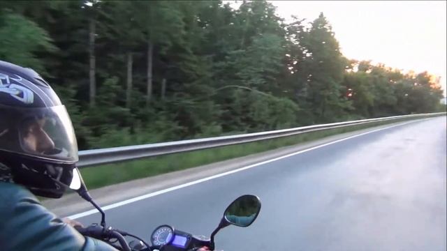 Вечерняя поездка на Stels Flame 200  2013 смотреть онлайн