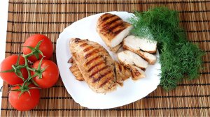 Куриное филе на сковороде-гриль. Очень сочно и вкусно
