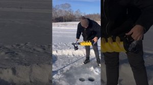 Тест пластикового шнека в мороз -20