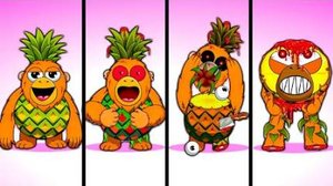 Sprunki Orangutini Ananasini Итальянский brainrot ВСЕ Фазы