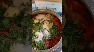 Говяжье и свиное сердце тушёные  с овощами в афганском