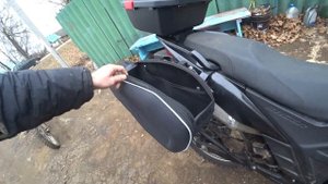 Сделал крепление для боковых кофр-сумок. мот подчти го