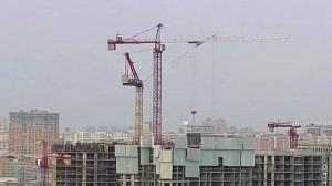 Башенные краны POTAIN в работе! Москва!