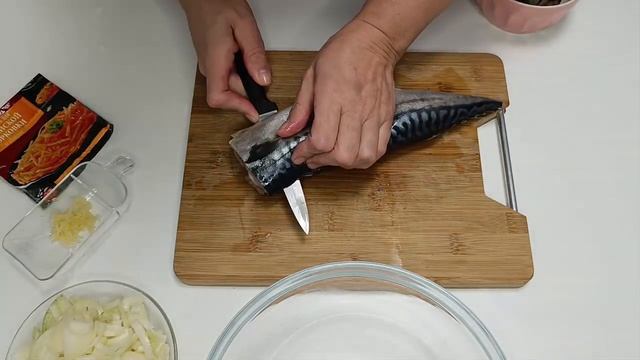 Обалденная Скумрия по-корейски! Рецепт Маринованной С