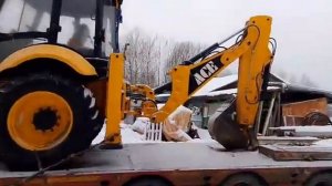 Отгрузка и обзор экскаватора-пргрузчика ACE TLB95 в г. Сык?