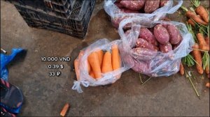 Цены на рынке во Вьетнаме, 2025.  Сколько стоят продукты ?