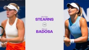 14.08.2024. Пейтон Стернс - Паула Бадоса. WTA Cincinnati. Peyton Stearns - Paula Badosa