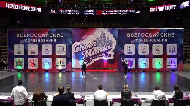 Cheerleading. Hip hop.Чир спорт. ВРС 2019 ЧИР-ХИП-ХОП-ДВОЙКА Кронверкские Барсы.