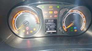 Тест приборной панели, лада гранта кросс.