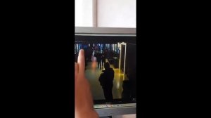 ВИДЕО С КАМЕР ВИДЕОНАБЛЮДЕНИЯ - НАЧАЛО ПОЖАРА В ТРЦ "ЗИ