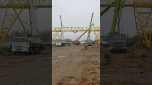 Монтаж козлового крана