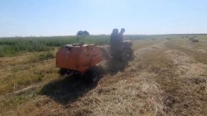 китайский пресс подборщик 850 с китайским двигателем